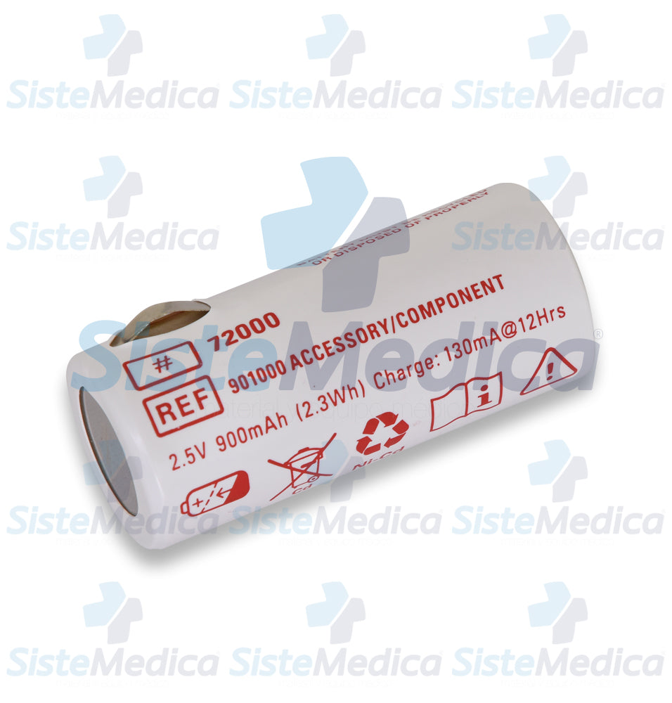 Batería de níquel-cadmio recargable Welch Allyn 72000 2.5v