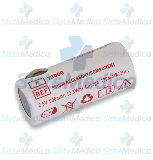 Batería de níquel-cadmio recargable Welch Allyn 72000 2.5v
