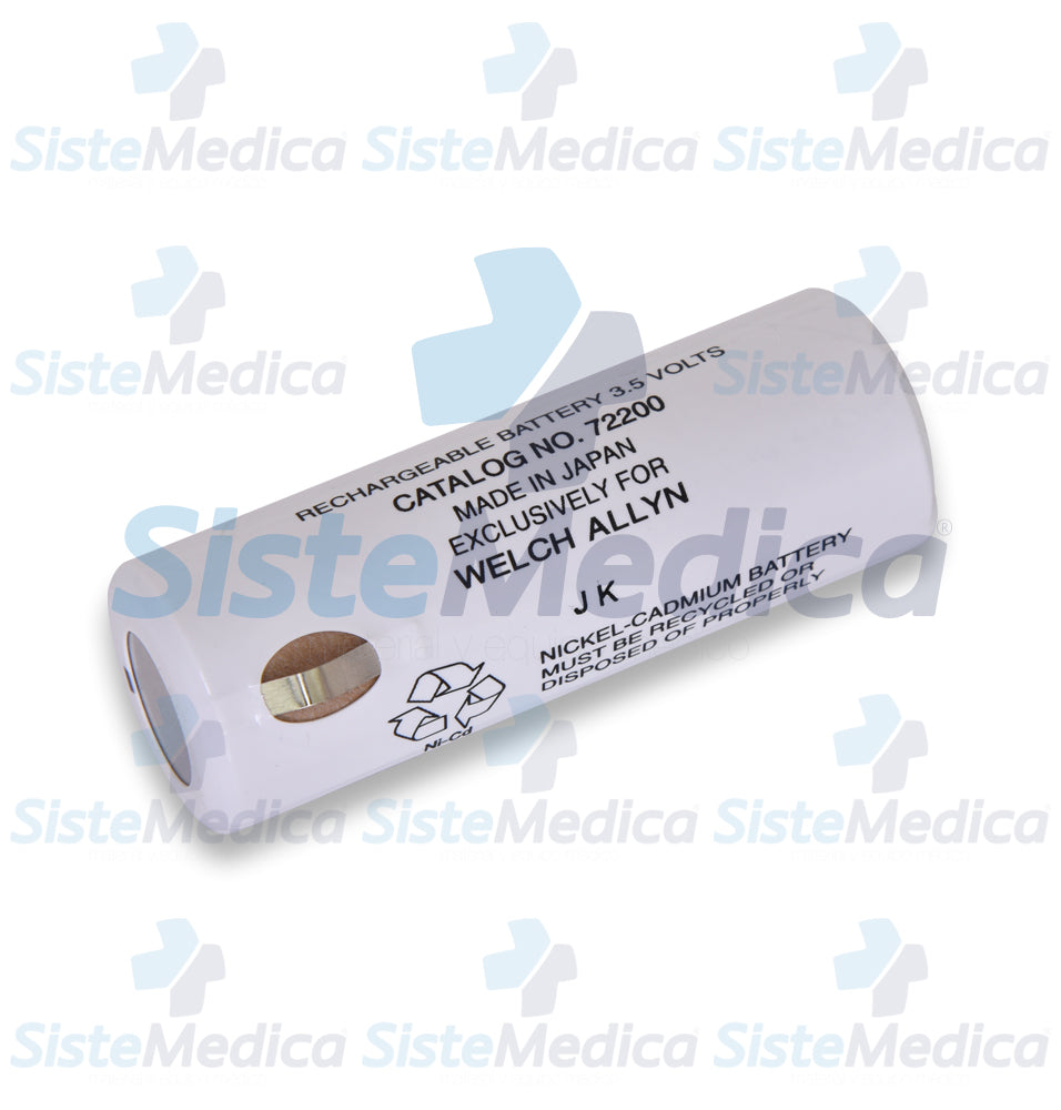 Batería de níquel-cadmio recargable Welch Allyn 72200 3.5v