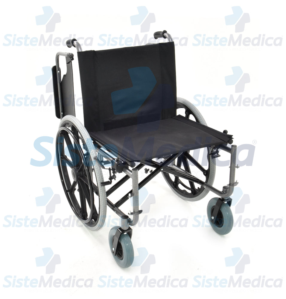 Silla de ruedas para paciente con sobrepeso