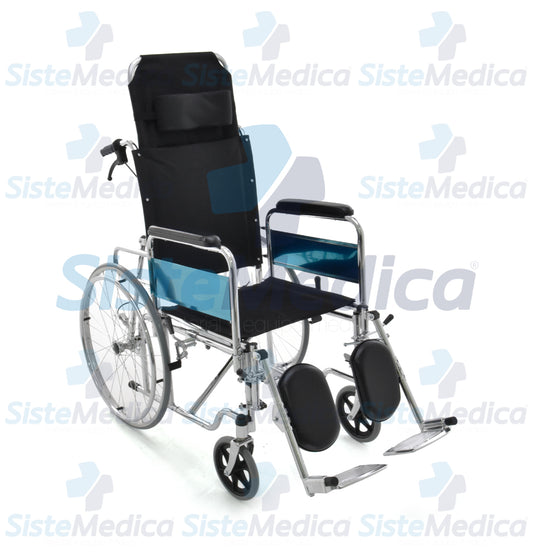 Silla de ruedas reclinable tipo cama