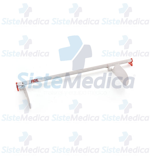 Infantómetro de aluminio con paletas extra grandes