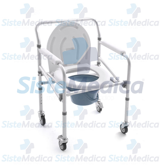 Silla cómodo plegable con ruedas