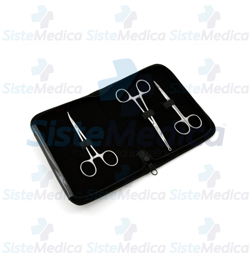 Estuche para vasectomías sin bisturi 3 piezas
