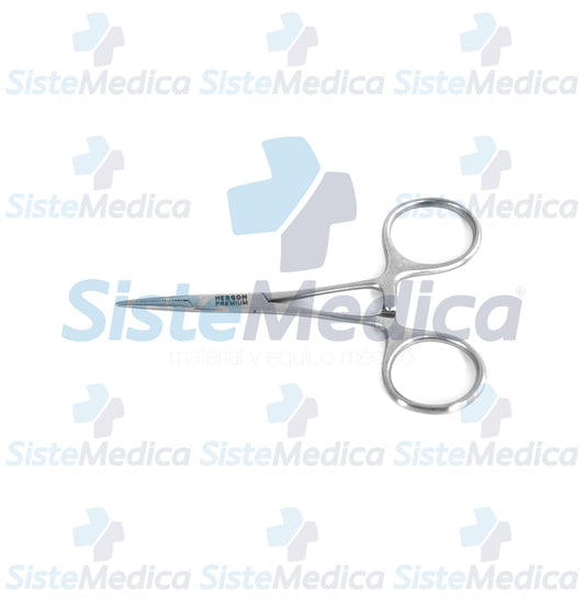 Pinza Hartman Mosquito recta 9 cm
