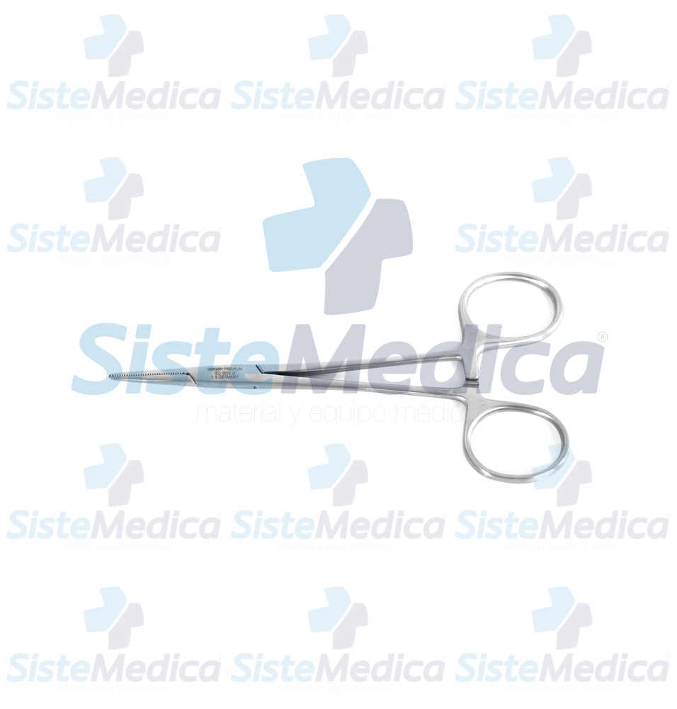 Pinza Hartman Mosquito recta 12 cm
