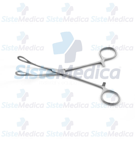 Pinza porta esponja Foerster (Forester) curva 18 cm