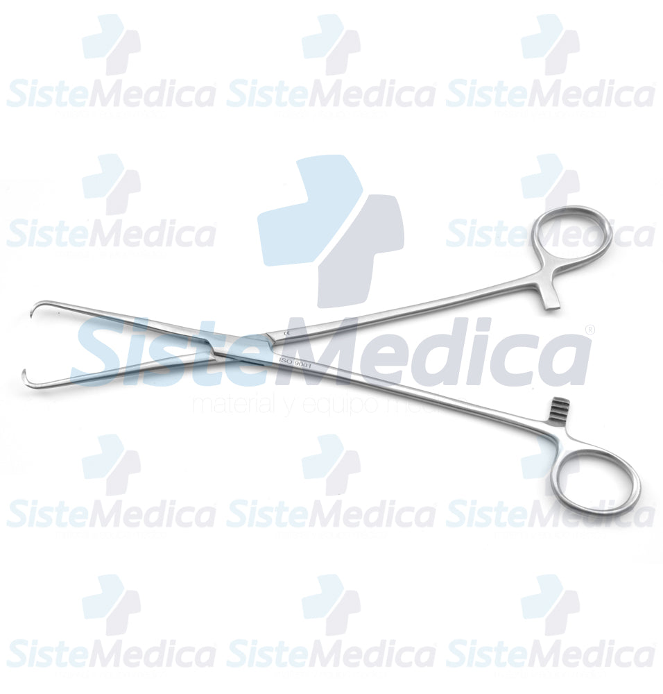 Pinza uterina Pozzi 24 cm