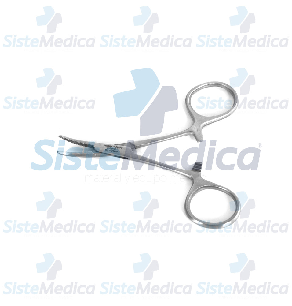 Pinza Hartman Mosquito curva 9 cm
