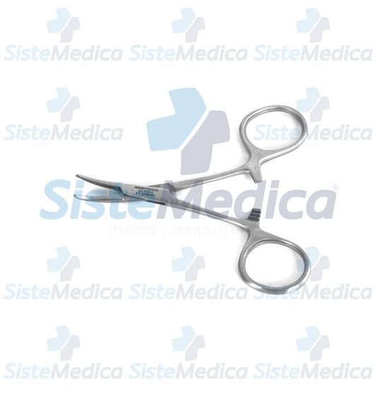 Pinza Hartman Mosquito curva 9 cm