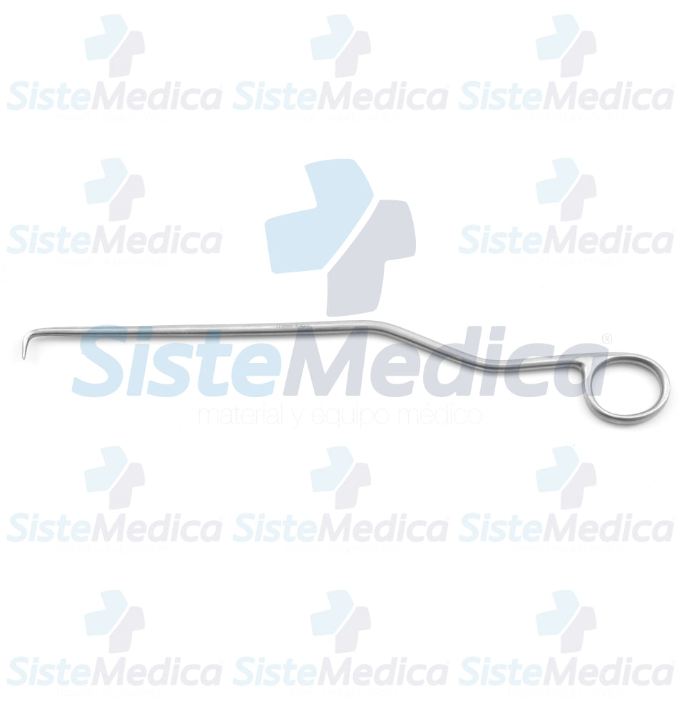 Amniotomo gancho para placenta Beacham 26 cm