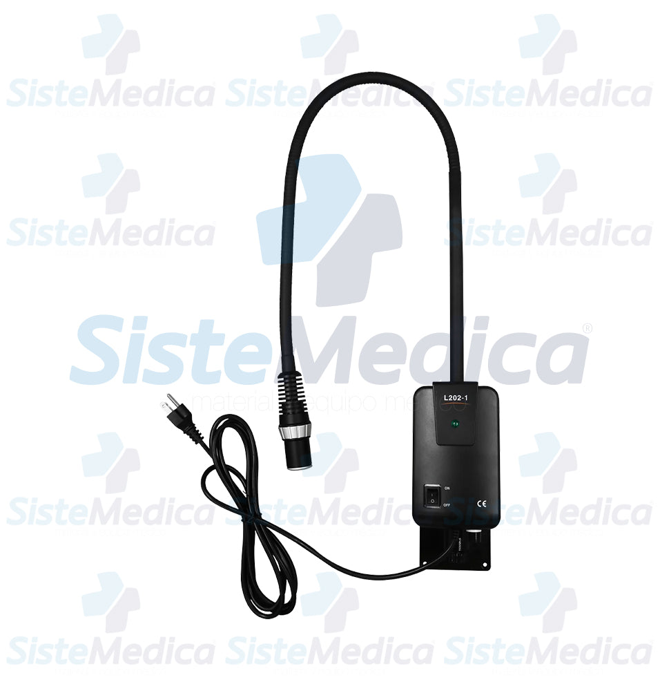 Lámpara de exploración médica de leds 50 watts con multi ángulo de pared y piso con pedestal