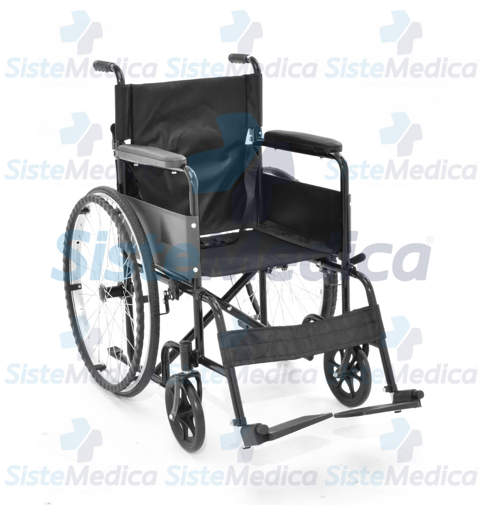 Silla de ruedas descasa pies desmontables