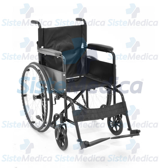 Silla de ruedas descasa pies desmontables