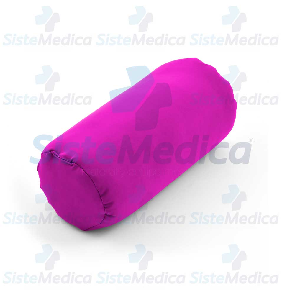 Cojín en forma de cilindro relleno con micro esferas