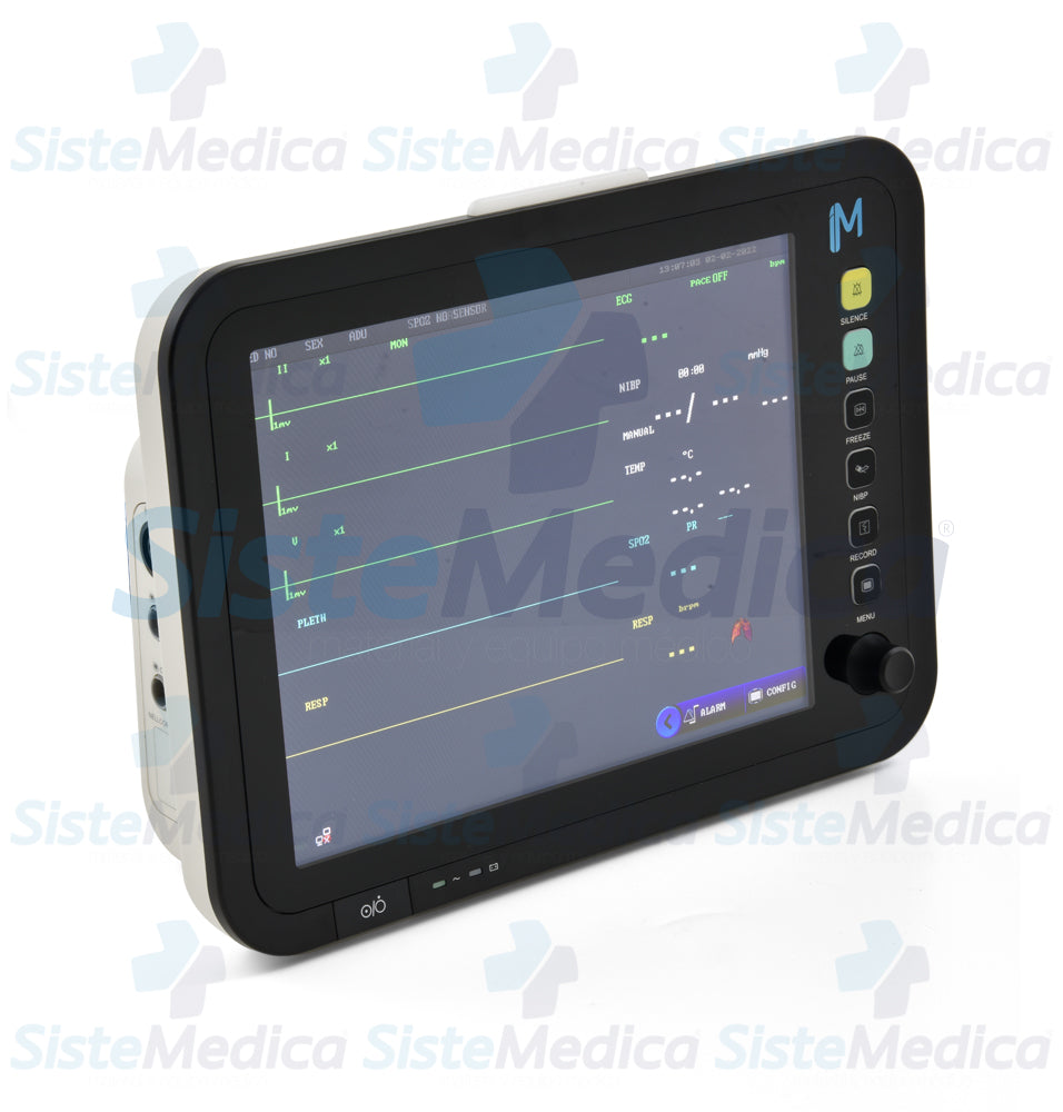 Monitor de signos vitales para paciente de 12” con pantalla táctil