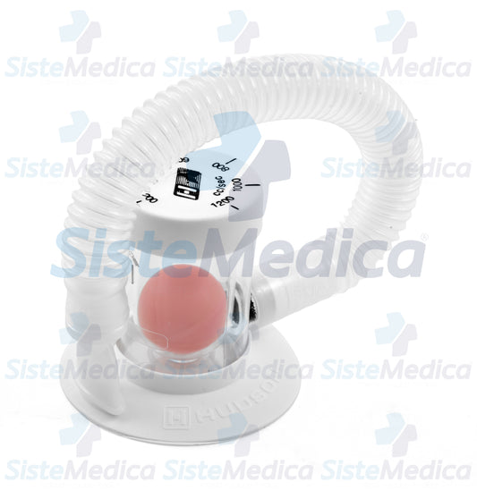 Ejercitador pulmonar SMI (Inspiración Máxima Sostenida) graduable con 6 niveles de rehabilitación pulmonar