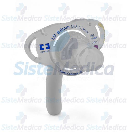 Cánula para traqueostomia adulto Shiley flexible, sin globo. Varios tamaños