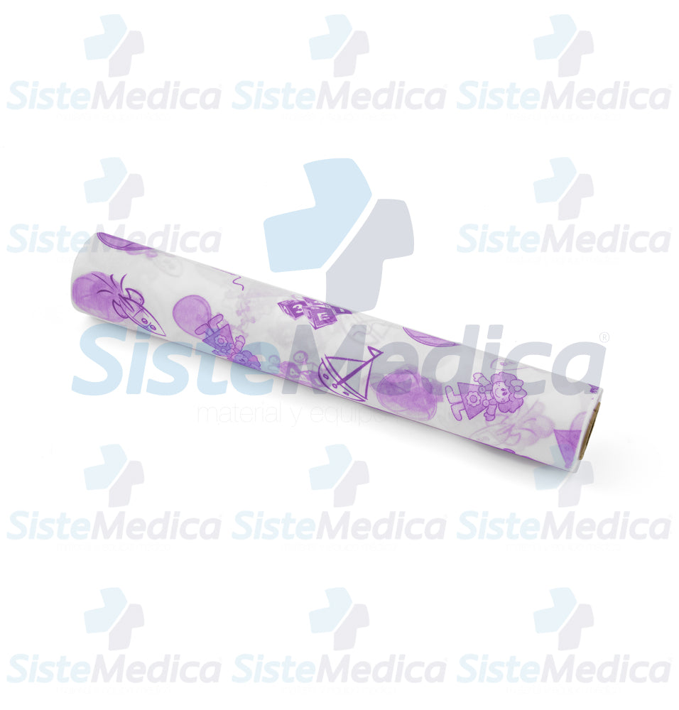 Sabana en rollo para protección de mesa de exploración 50 cm x 25 m infantil