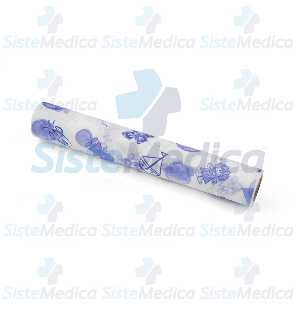 Sabana en rollo para protección de mesa de exploración 50 cm x 25 m infantil