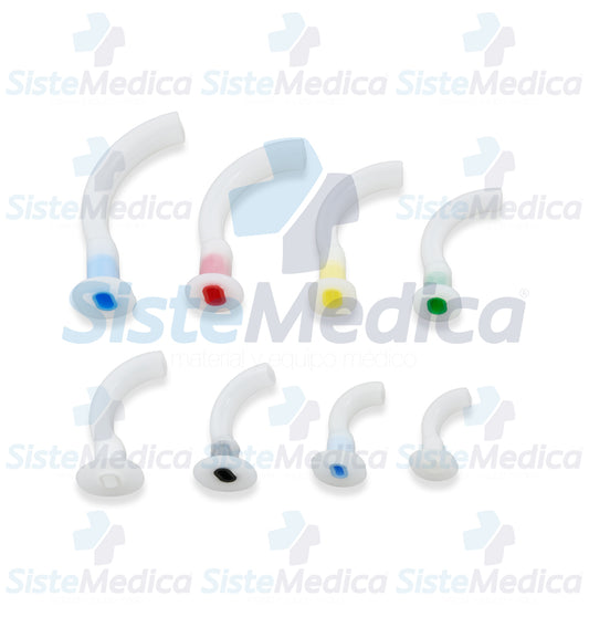 Cánulas de Guedel (tubo orofaríngeo) juego de 8 piezas