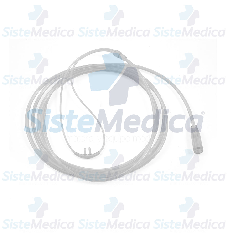 Punta nasal para oxigeno neonatal con tubo de suministro de 2.1 m