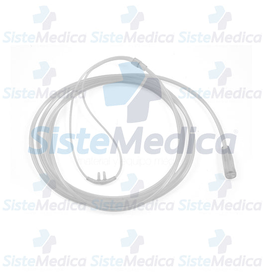 Punta nasal para oxigeno neonatal con tubo de suministro de 2.1 m