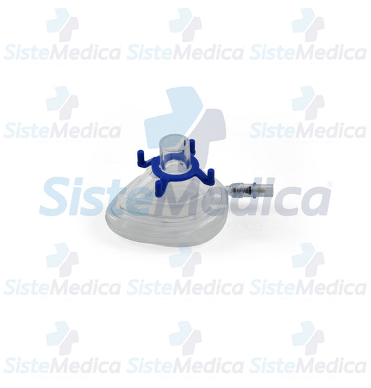 Mascarilla para anestesia clásica con almohadilla neumática y válvula