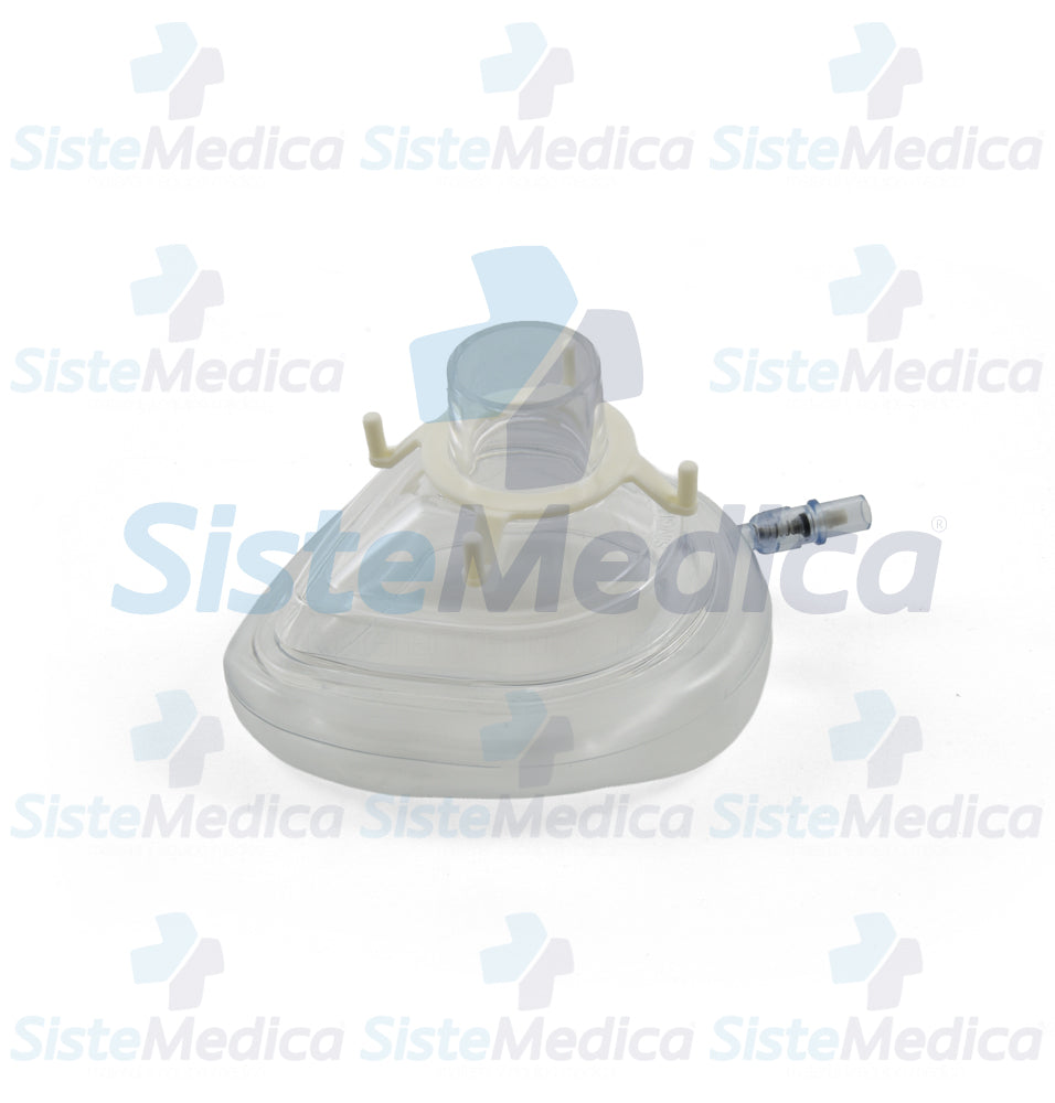 Mascarilla para anestesia clásica con almohadilla neumática y válvula