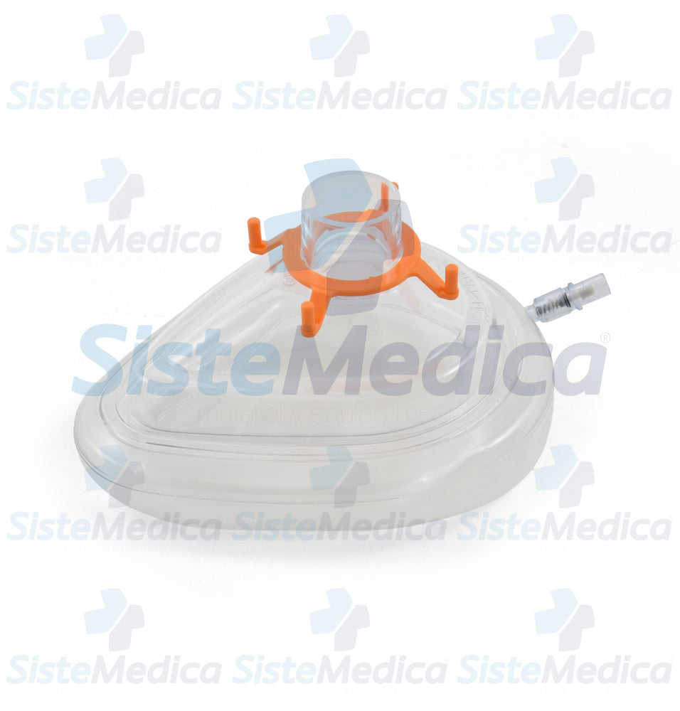Mascarilla para anestesia clásica con almohadilla neumática y válvula