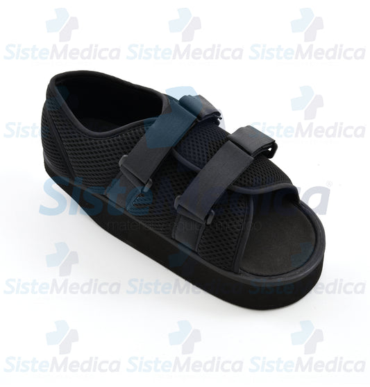 Zapato para rehabilitación volado de talón