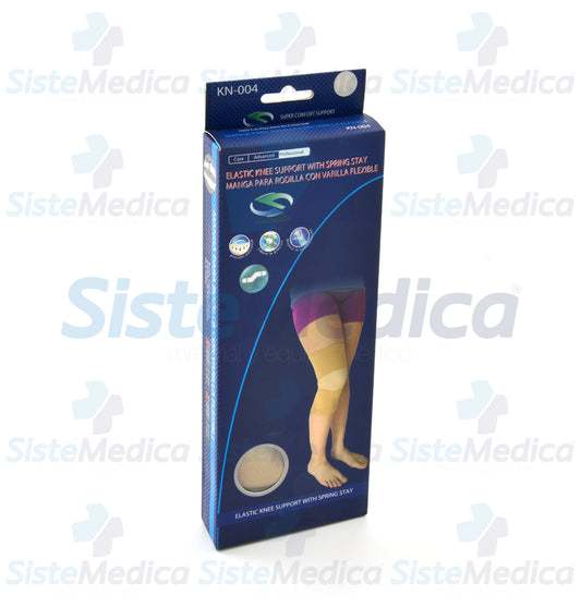 Manga rodillera con varilla flexible