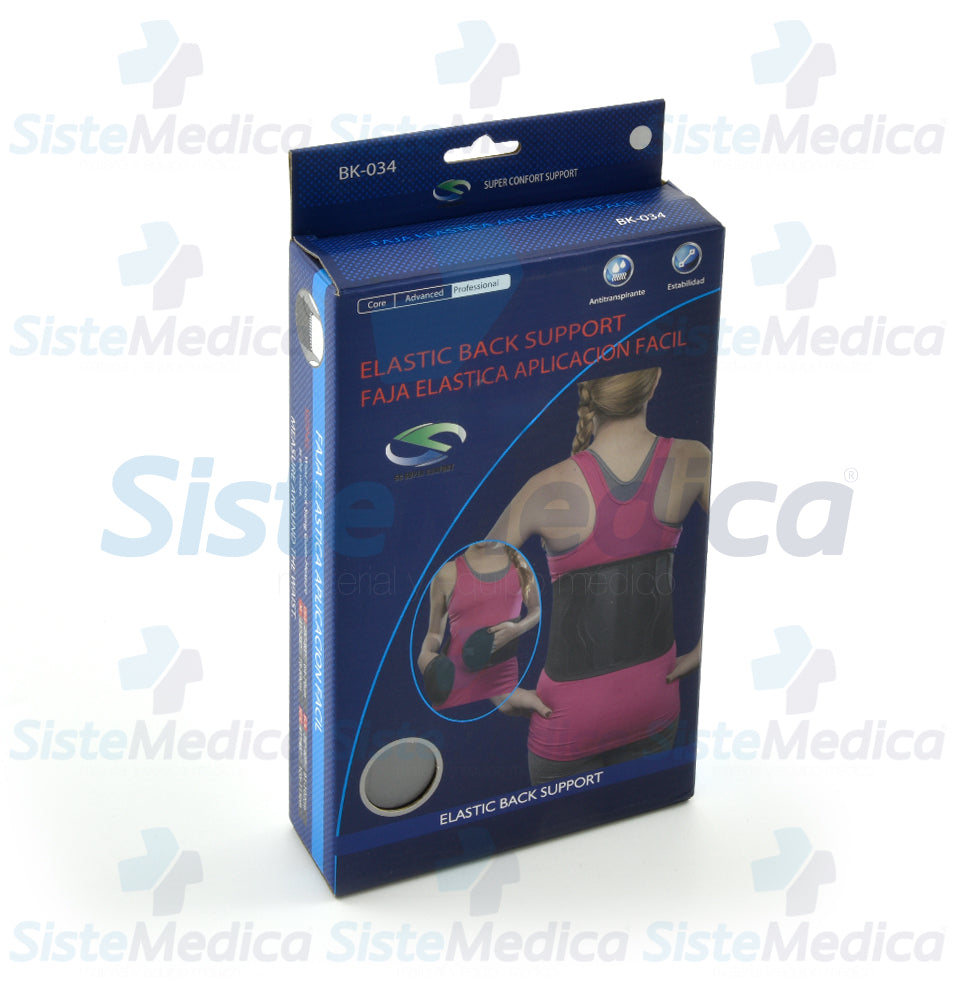 Faja sacro lumbar con cerrado fácil