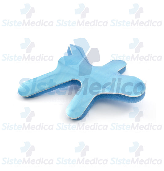Ferula para dedo de aluminio tipo rana