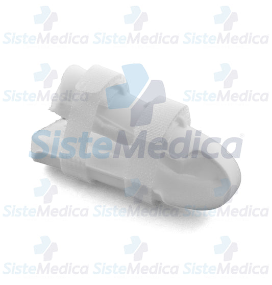 Férula para dedo de plástico semi rígido con velcro