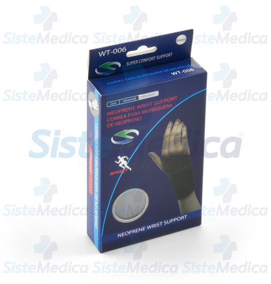 Muñequera de neopreno con agarre de dedo pulgar