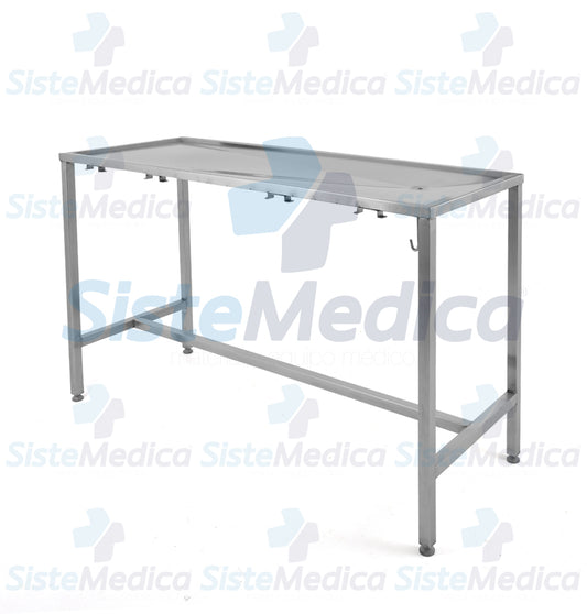 Mesa para exploración veterinaria sencilla