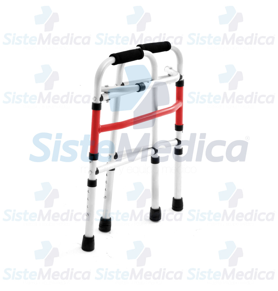 Andadera plegable infantil altura variable 58 - 70 cm