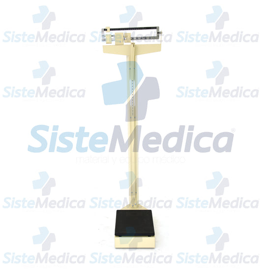 Báscula mecánica con altímetro 140 Kg.