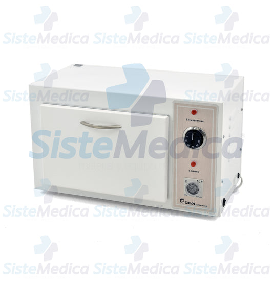 Esterilizador de calor en seco automático con capacidad de 15 Lts.