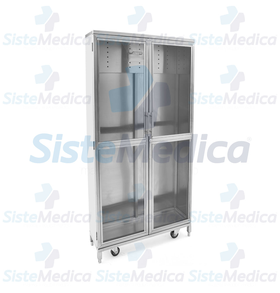 Gabinete para resguardo de endoscopios de acero inoxidable