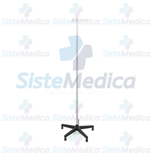 Porta sueros (venoclisis) de aluminio para resonancia magnética