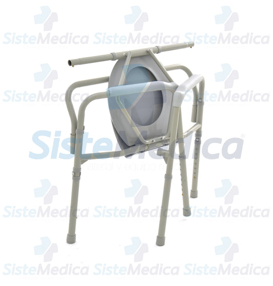 Silla cómodo bariátrica 3 en 1 plegable capacidad de 295 Kg