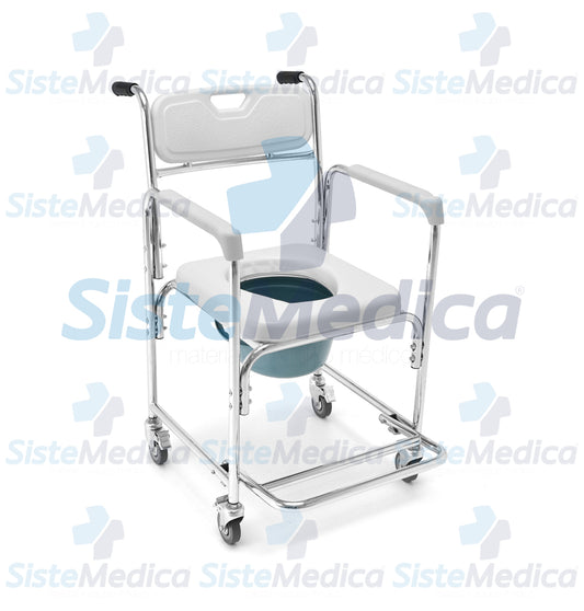 Silla cómodo acojinada con ruedas