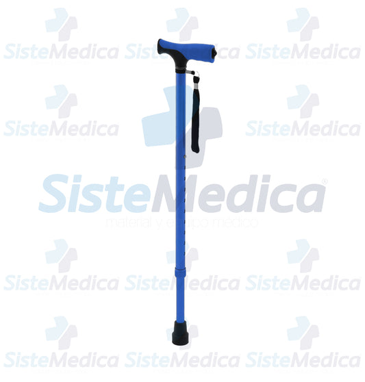 Baton de aluminio con mango tipo francés de TPR suave altura ajustable 72 - 94 cm