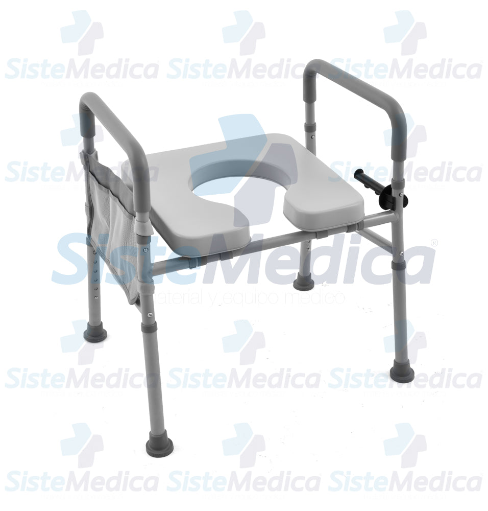 Soporte (chasis) para WC con cómodo acojinado