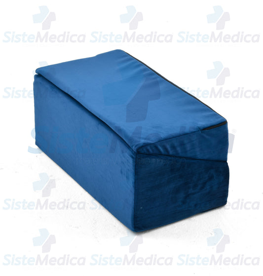 Respaldo tipo cuña antireflujo cubierta aterciopelada plegable