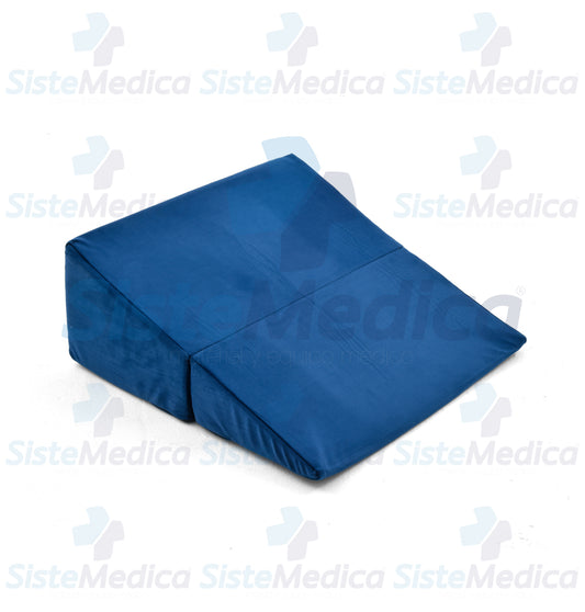 Respaldo tipo cuña antireflujo cubierta aterciopelada plegable