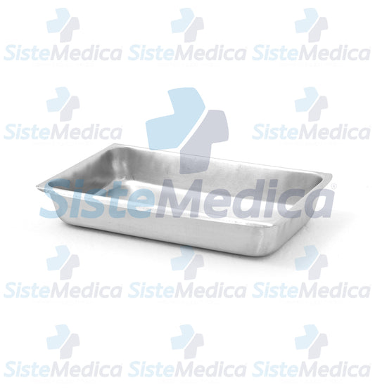 Charola para esterilización sin tapa 5.0 x 31.2 x 19.5 cm