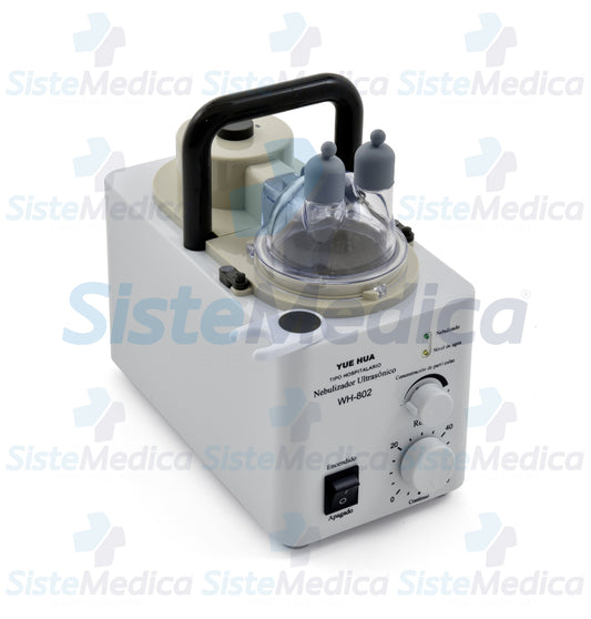 Nebulizador ultrasónico hospitalario para 2 pacientes simultáneamente